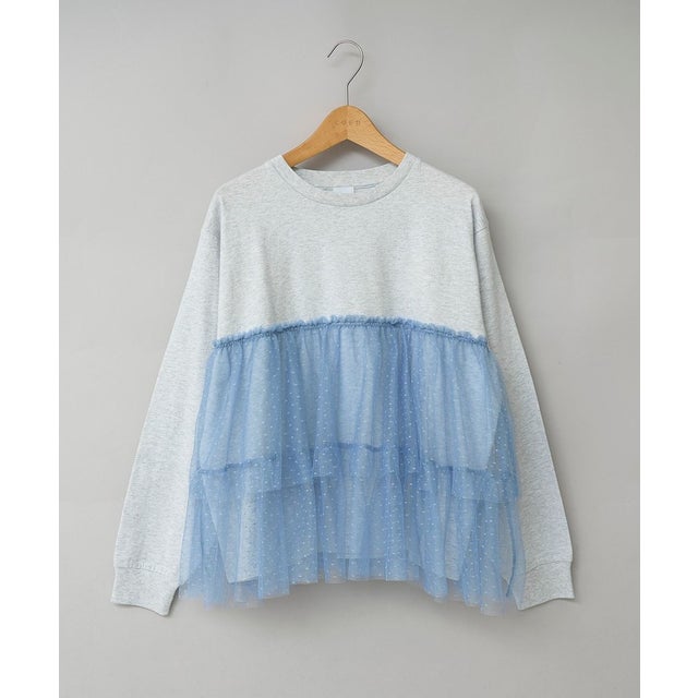 チュールドッキングL/S-T （LT.GRAY）