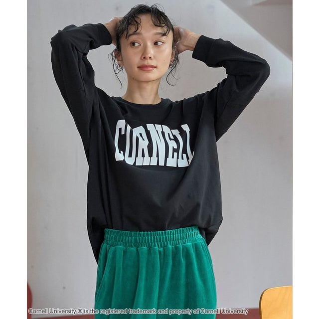 カレッジコラボ ラガーロンT （BLACK）