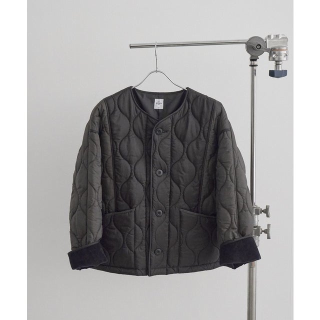 ハイショクキリカエキルトブルゾン （BLACK）
