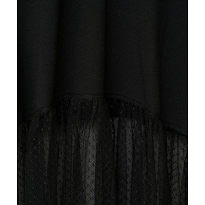 スソドットチュールL/Sカットソー （BLACK）｜詳細画像