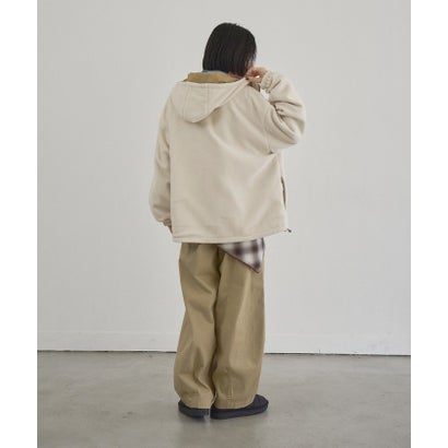 PARKNIK リバーシブルフーディ （OFF WHITE）｜詳細画像