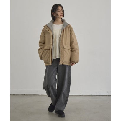 リバーシブルパフィボールブルゾン （BEIGE）｜詳細画像