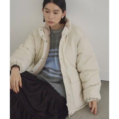 リバーシブルパフィボールブルゾン （OFF WHITE）｜詳細画像