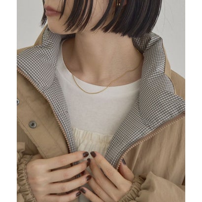 リバーシブルパフィボールブルゾン （OFF WHITE）｜詳細画像