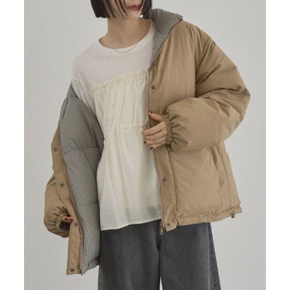 リバーシブルパフィボールブルゾン （OFF WHITE）｜詳細画像