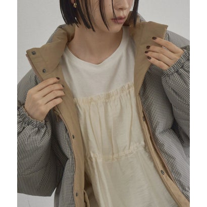リバーシブルパフィボールブルゾン （OFF WHITE）｜詳細画像