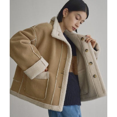 リバーシブルコーデュロイスタンドBZ （BEIGE）｜詳細画像
