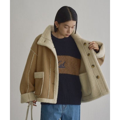 リバーシブルコーデュロイスタンドBZ （BEIGE）｜詳細画像