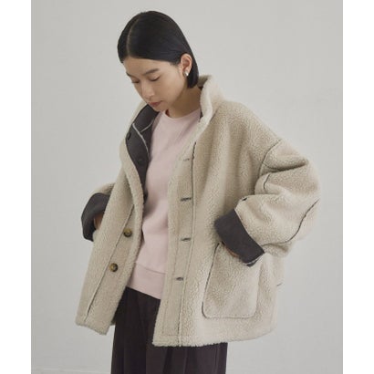 リバーシブルコーデュロイスタンドBZ （BEIGE）｜詳細画像