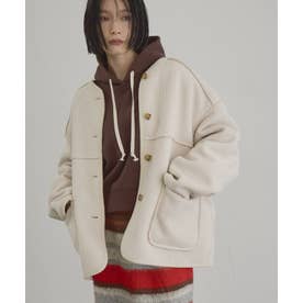 ◆リバーシブルコーデュロイノーカラーBZ （NATURAL）