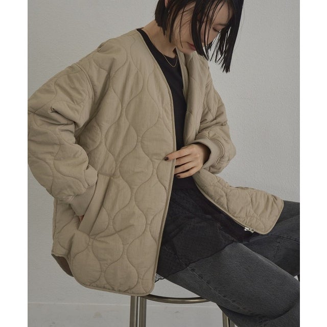 ■ハッスイキルトブルゾン （BEIGE）