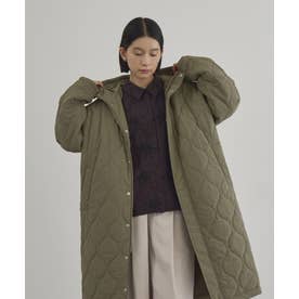 ハッスイキルトフーディロング （OLIVE）
