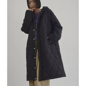ハッスイキルトフーディロング （BLACK）