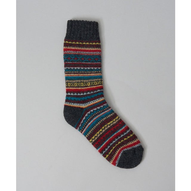 H-F.W FAIR ISLE ジャカード （DK.GRAY）