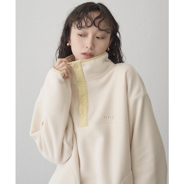 PARKNIK フリーススナップT （OFF WHITE）