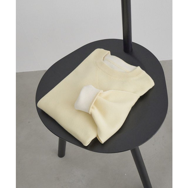 リバーシブルスウェットライクニットプルオーバー （CREAM）