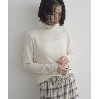 feel soft ウールブレンドタートル （OFF WHITE）｜詳細画像