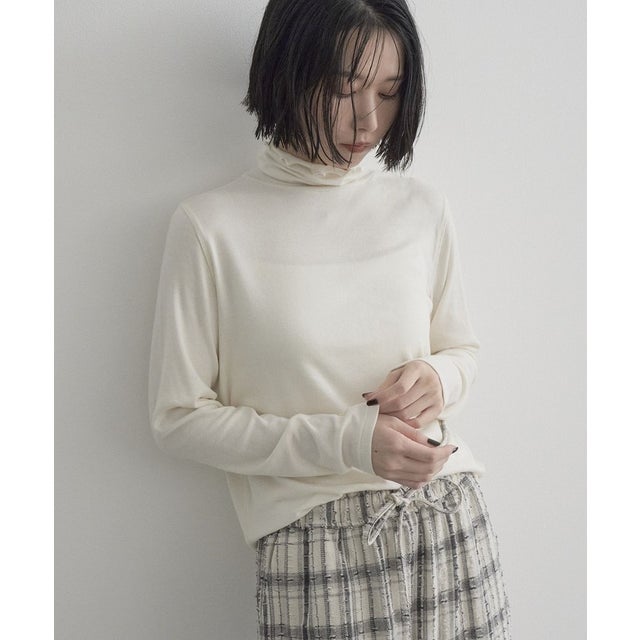 feel soft ウールブレンドタートル （OFF WHITE）