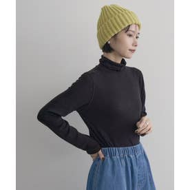 feel soft ウールブレンドタートル （BLACK）