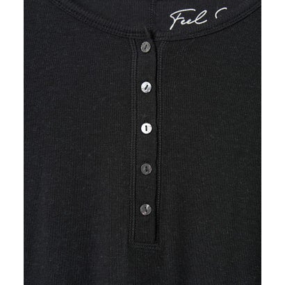 feel soft ウールブレンドヘンリー （BLACK）｜詳細画像