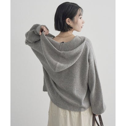 エアリーヤーンフーディニット （OFF WHITE）｜詳細画像