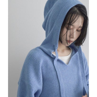 エアリーヤーンフーディニット （OFF WHITE）｜詳細画像
