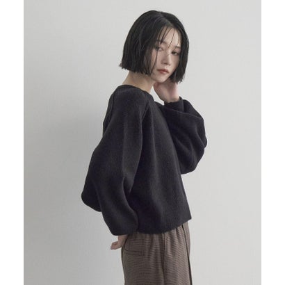 エアリーヤーンソウバリクルーニット （OFF WHITE）｜詳細画像