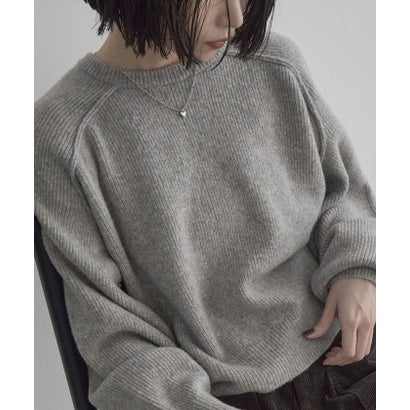 エアリーヤーンソウバリクルーニット （OFF WHITE）｜詳細画像
