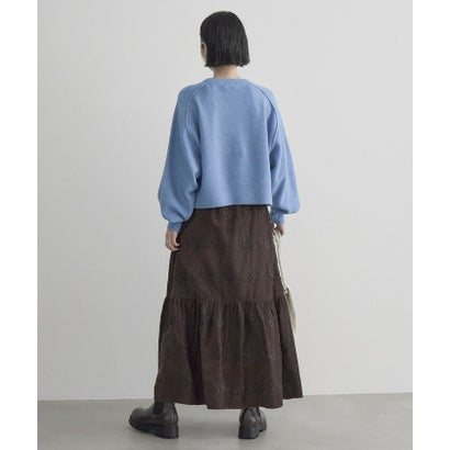 エアリーヤーンソウバリクルーニット （OFF WHITE）｜詳細画像