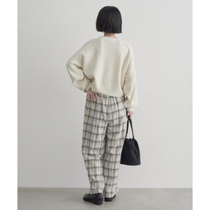 エアリーヤーンソウバリクルーニット （OFF WHITE）｜詳細画像
