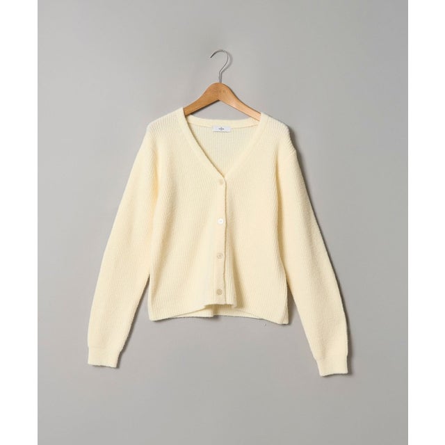 ショートフェザーアゼVカーデ （OFF WHITE）