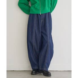 DENIM ウラキモウコクーンPT （NAVY）