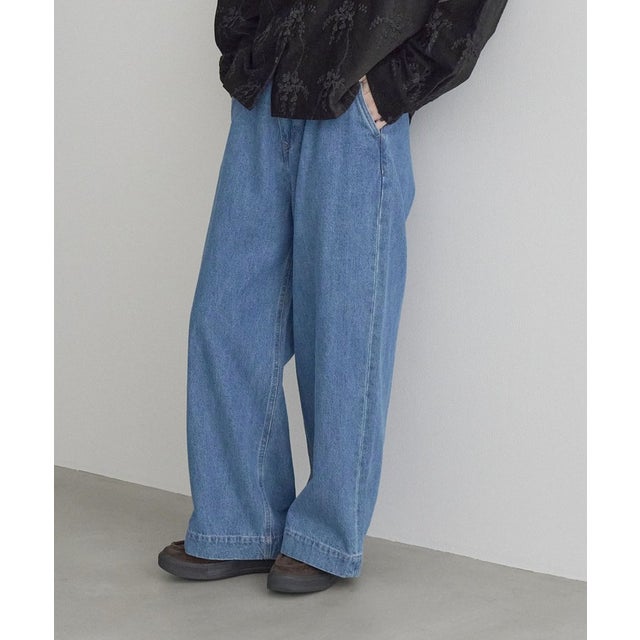 DENIM ウラキモウワイドPT （COBALT）