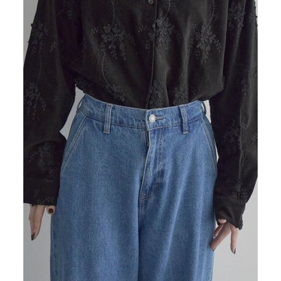 DENIM ウラキモウワイドPT （NAVY）｜詳細画像