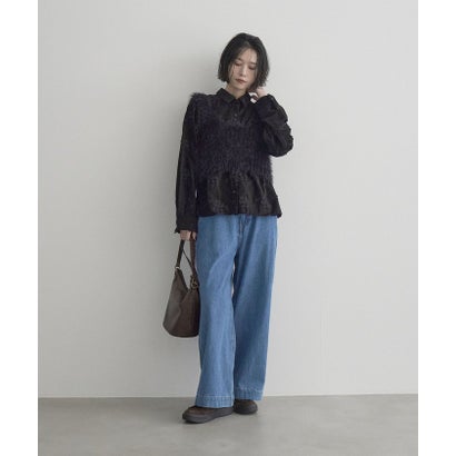 DENIM ウラキモウワイドPT （DK.GRAY）｜詳細画像