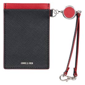 コムサメン COMME CA MEN パスケース カードケース ID 定期入れ メンズ