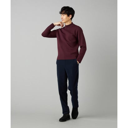 ランダムリブ タートルネックニット （ブラウン）｜詳細画像