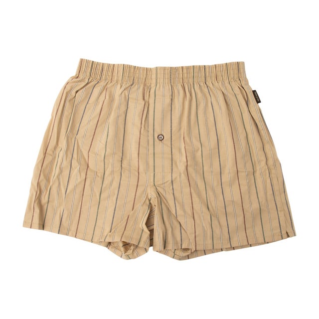 カラフルストライプ柄 ストレッチトランクス （ベージュ）