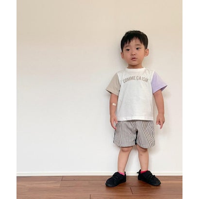 半袖ロゴTシャツ (ベビーサイズ)【返品不可商品】 （ピンク）｜詳細画像