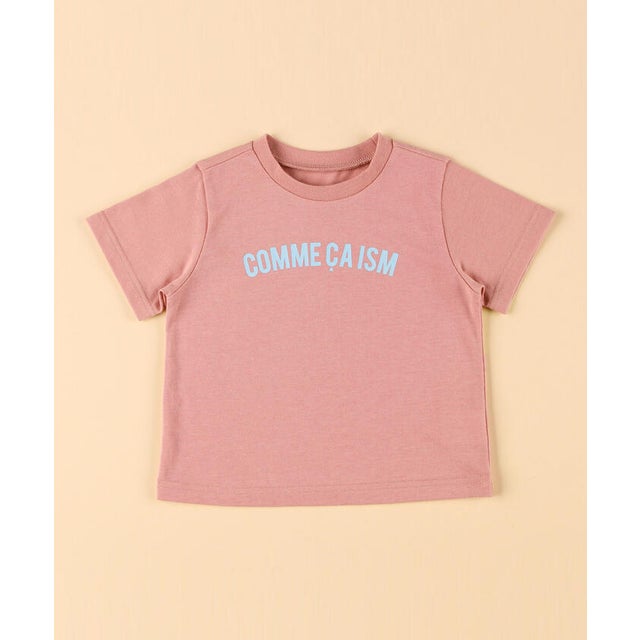 半袖ロゴTシャツ (ベビーサイズ)【返品不可商品】 （ピンク）