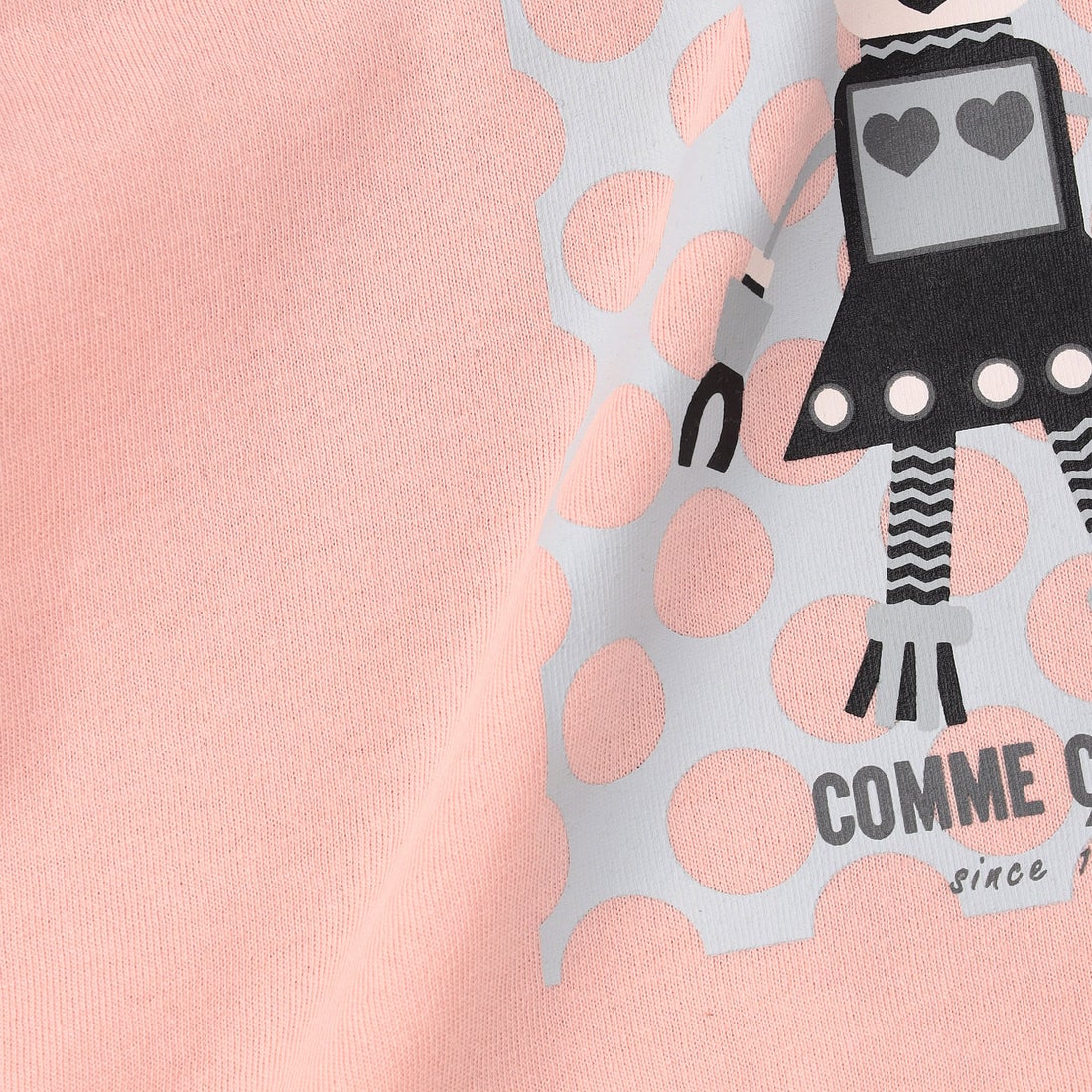 コムサイズム COMME CA ISM ドットプリント Tシャツ （ピンク） -アウトレット通販 ロコレット (LOCOLET)