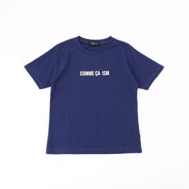 ロゴプリント カラーTシャツ （ブルー）