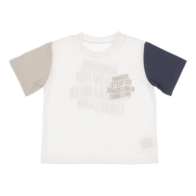 
                    ロゴプリント 半袖Tシャツ(ベビーサイズ) （ホワイト）