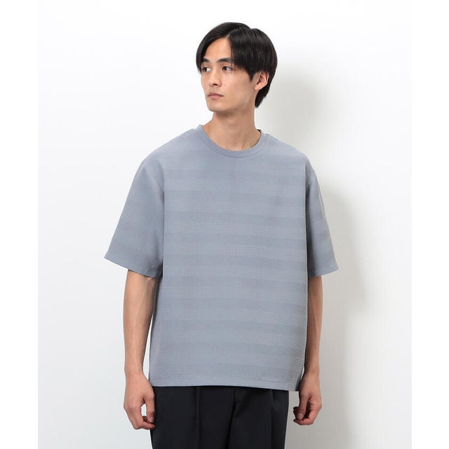 リンクス ボーダーTシャツ （グレー）
