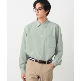 ウールライクストレッチツイル ショートポイントカラーシャツ （ミント）