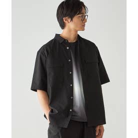 AIR LINK ポリエステルメッシュ 半袖CPOシャツ （ブラック）