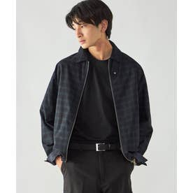 播州織 デニムライクシャンブレー ZIPブルゾン （チェック）