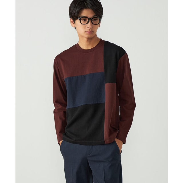 USAコットン デザインTシャツ （ボルドー）