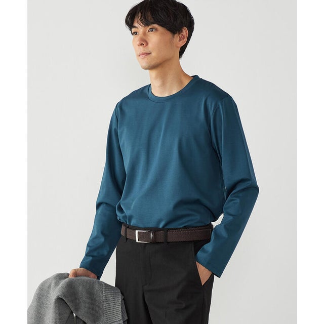 シルキーポンチ Tシャツ （ターコイズブルー）