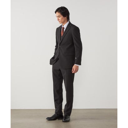 【セットアップ対応】撥水/ストレッチ ポリエステル  レーヨンストレッチギャバ  ジャケット （ネイビー）｜詳細画像